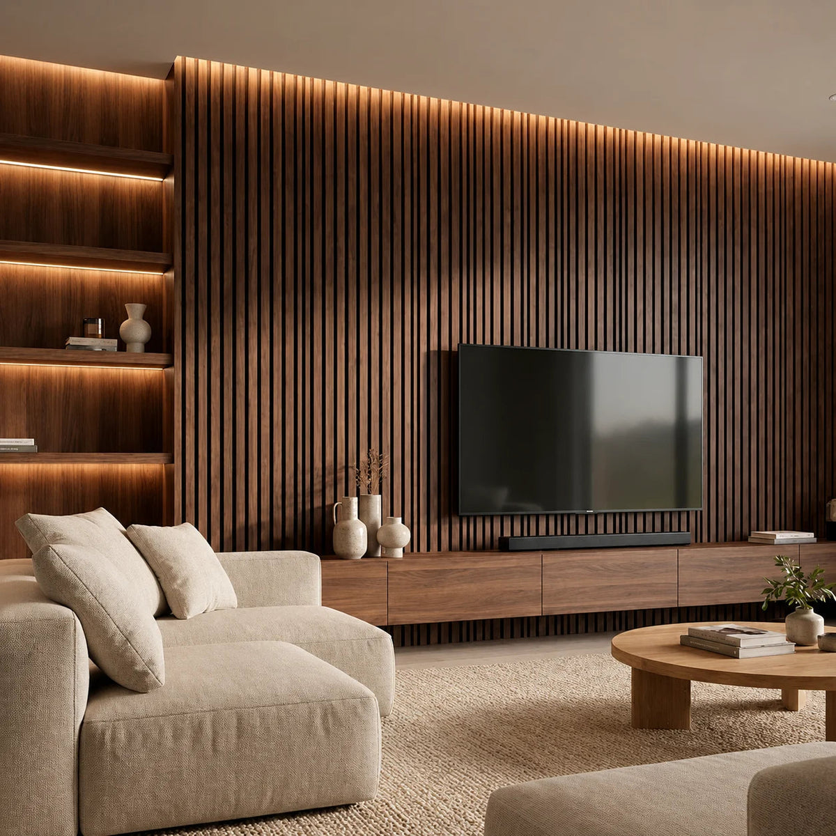 Premium Wood Flex Panel — Transform Your Space in Minutes (2.7m × 1.10m)